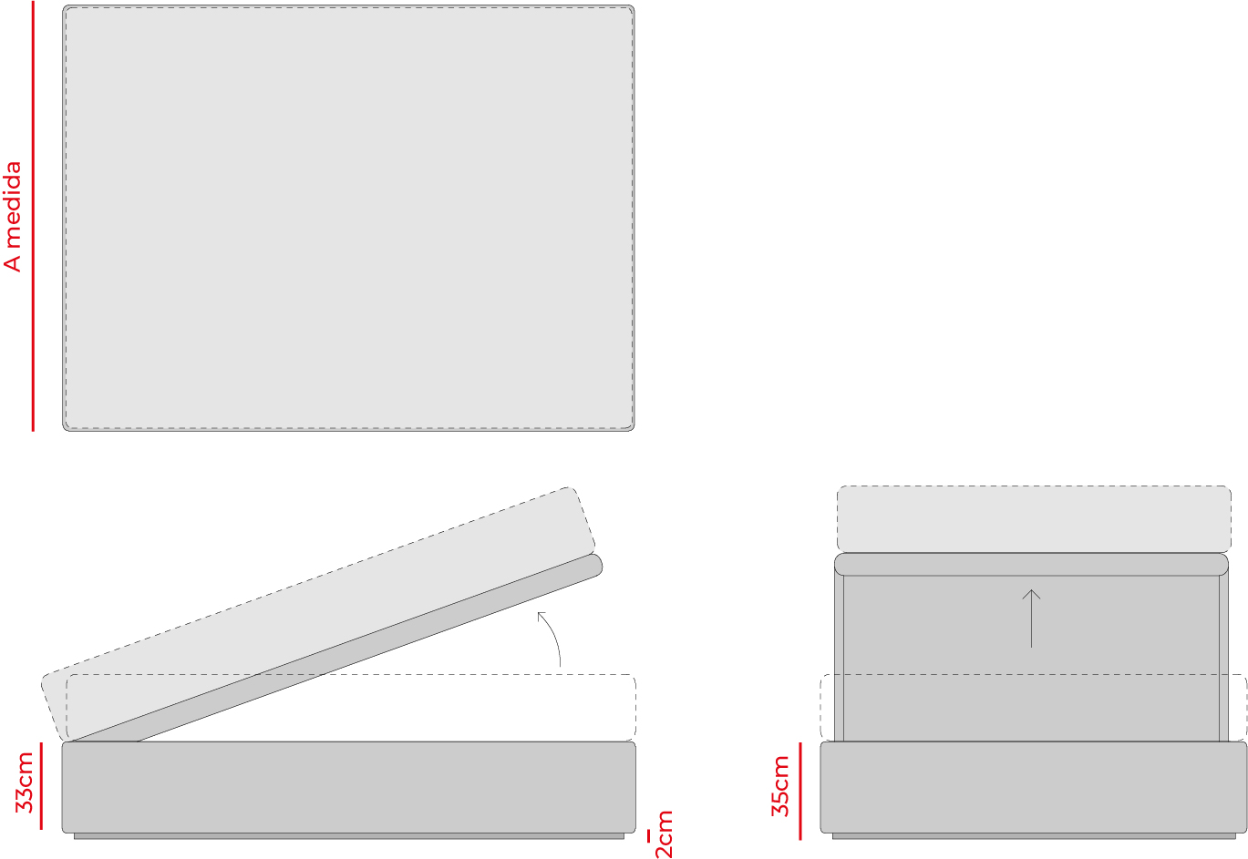 Plano del productoNeboa Abatible